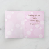 Girl Cousin Gefeliciteerd Kaart (Binnen)