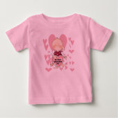 Girl Cupid 1e Valentijn T-shirts en cadeaus (Voorkant)