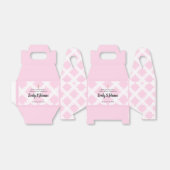 Girl Custom Name Pink First Commune Bedankdoosjes (Uitgevouwen)