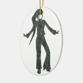 Girl Dancing Keramisch Ornament (Links)