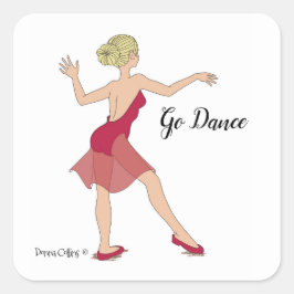 Girl Dancing Sticker