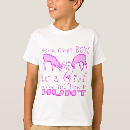 GIRL DEER HUNTING T-SHIRT (Voorkant)