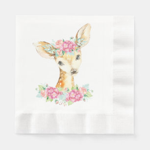 Girl Deer Paper Napkins Servet