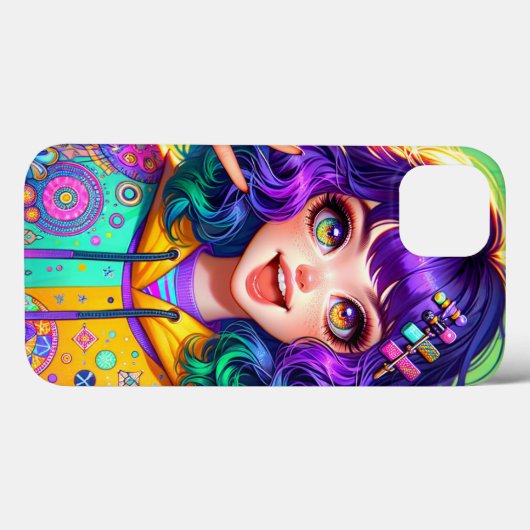 Girl Design Case-Mate iPhone Case (Achterkant (horizontaal))