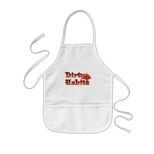 Girl Devil Dirty Habits Apron Kinder Schort