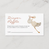 Girl Diaper Raffle Informatiekaartje (Voorkant)