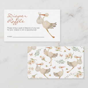 Girl Diaper Raffle Informatiekaartje