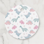 Girl Dinosaur Birthday Stomping by Bedankjes Labels (Achterkant)