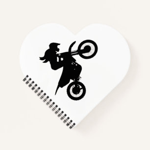 Girl Dirt Bike Notitieboek