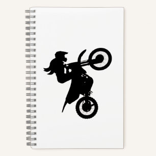Girl Dirt Bike Notitieboek