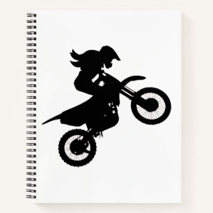 Girl Dirt Bike Notitieboek