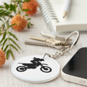 Girl Dirt Bike Sleutelhanger (Voorkant Rechts)