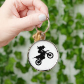 Girl Dirt Bike Sleutelhanger (Hand)