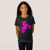 Girl Dirt Bike T-shirt (Voorkant volledig)