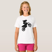 Girl Dirt Bike T-shirt (Voorkant volledig)