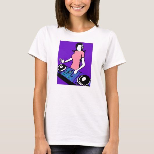 Girl Dj T-shirt (Voorkant)