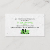 Girl Dog walker/Pet Care Sitting Visitekaartje (Achterkant)