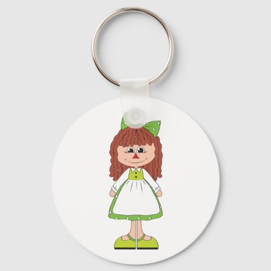 Girl Doll Sleutelhanger (Achterkant)