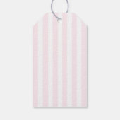 Girl Donut en Bow verjaardagsfeestje Cadeaulabel (Achterkant)