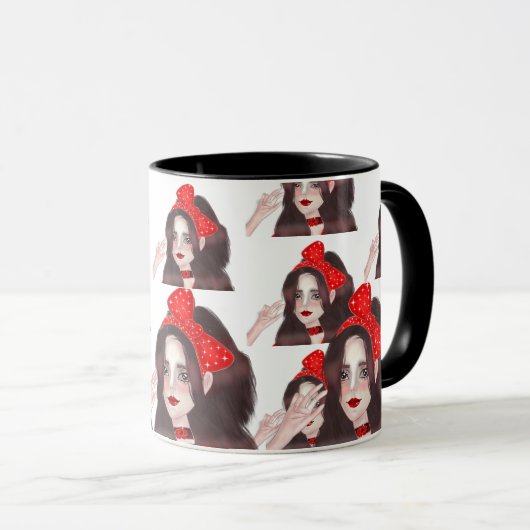  Girl Drawing Mok (Voorkant rechts)