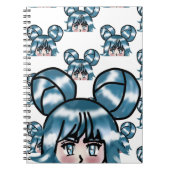 Girl drawing notitieboek (Voorkant)