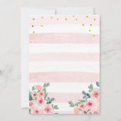 Girl Drive beroemd gemaakt door Baby shower Parade Kaart (Achterkant)