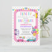 Girl Drive beroemd gemaakt door Birthday Parade Qu Kaart (Staand voorkant)