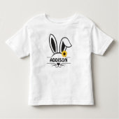 Girl Easter Bunny Face Kinder Shirts (Voorkant)