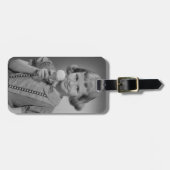 Girl Eating Ice Cream Bagagelabel (Voorkant horizontaal)