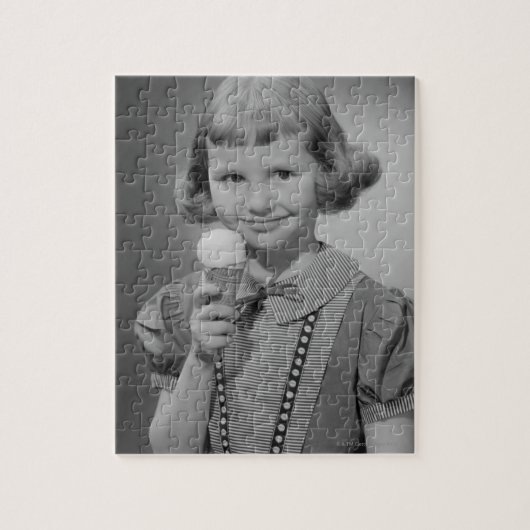 Girl Eating Ice Cream Legpuzzel (Verticaal)