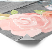 Girl Elephant Baby shower Poster (Hoek)