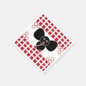 Girl Elephant Birthday Servet (Hoek)