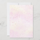 Girl Elephant Covid Baby shower per post Kaart (Achterkant)