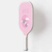 Girl Elephant Cute Pink Dreamweaver Clouds Kinder  Pickleball Paddle (Links)