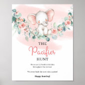 Girl Elephant eucalyptus The Pacifier Hunt game Poster (Voorkant)