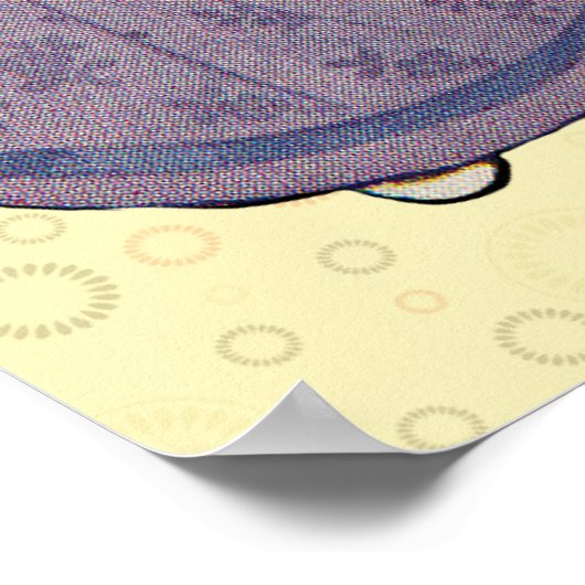 Girl Elf Fairy Daffodil Antiek Pasen Poster (Hoek)