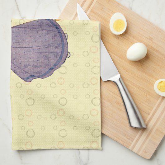 Girl Elf Fairy Daffodil Antiek Pasen Theedoek (Quarter Fold)