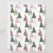 Girl Elf | Kinder kerstkaart (Achterkant)