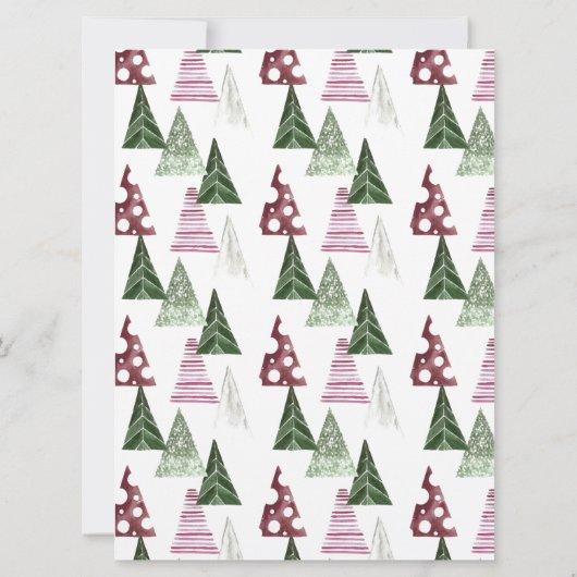 Girl Elf | Kinder kerstkaart Kaart (Achterkant)