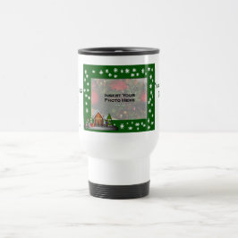 Girl Elf Scene met kerstfoto Revel Mug Reisbeker