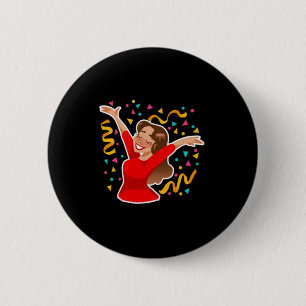 Girl Empowerment Sticker Ronde Button 5,7 Cm