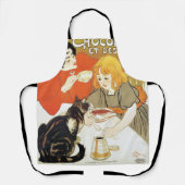 Girl en Cat, Alexandre Steinlen Schort (Voorkant)