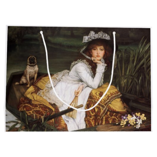 Girl en haar cadeautas (Achterkant)