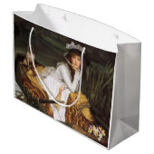 Girl en haar cadeautas (Achterkant Gekanteld)