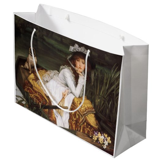 Girl en haar cadeautas (Achterkant Gekanteld)