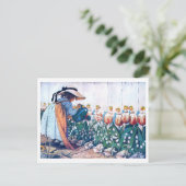 Girl en Tulip, Jessie Willcox Smith Briefkaart (Staand voorkant)