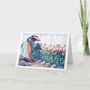 Girl en Tulip, Jessie Willcox Smith Kaart