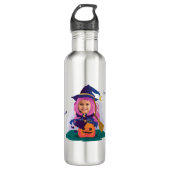 Girl Face Personalized  Waterfles (Voorkant)