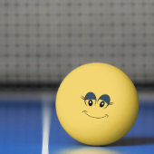 Girl Face Ping Pong Ball (Net)