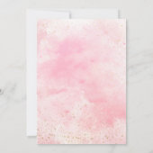 Girl Fairy verjaardagsfeestje uitnodiging (Achterkant)